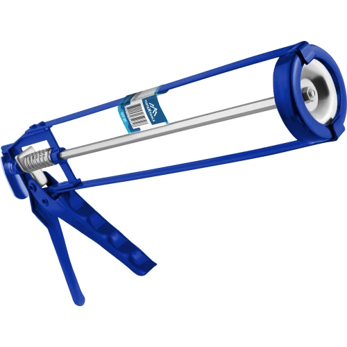 Пистолет для герметика vertextools, 225 мм, скелет 2 мм 9017-03 фото 4