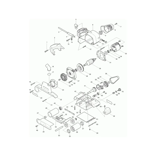 Ленточная шлифмашина Makita 9403 фото 7