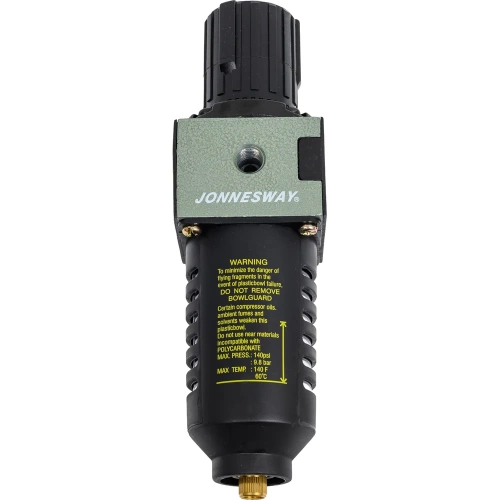 Фильтр с регулятором давления для пневмоинструмента 3/8" Jonnesway 47506 Фильтр с регулятором давления для пневмоинструмента 3/8" Jonnesway 47506