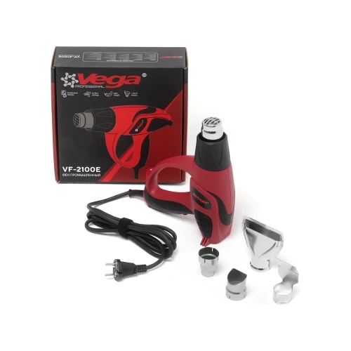 Фен промышленный Vega 2000 Вт, 400/600С, 250-500 л/мин VF-2100E фото 9