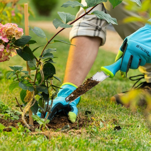 Совок посадочный многофункциональный (5 в 1) 60х285 мм, с чехлом, LUXEPalisad фото 13