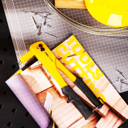 Ручной заклепочник DELI DL236910T + 60 шт заклепок (2,4–3,2–4,0–4,8 мм) 98413 фото 4 Ручной заклепочник DELI DL236910T + 60 шт заклепок (2,4–3,2–4,0–4,8 мм) 98413 фото 4