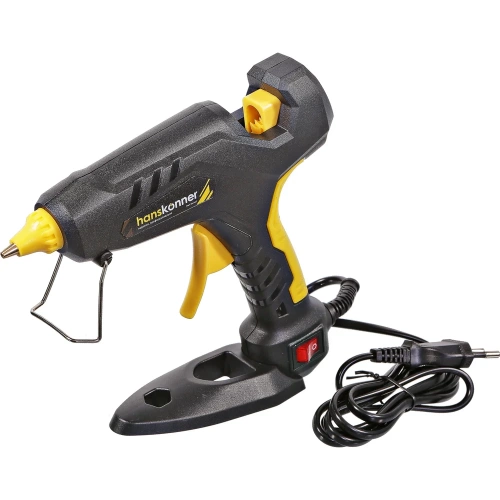 Пистолет клеевой Hanskonner 60 Вт, 2 сменных сопла, 4 стержня HGG1160 Пистолет клеевой Hanskonner 60 Вт, 2 сменных сопла, 4 стержня HGG1160