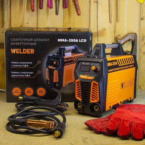 Сварочный аппарат WELDER LCD MMA-250A фото 7 Сварочный аппарат WELDER LCD MMA-250A фото 7