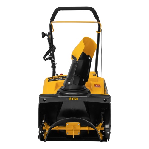 Бензиновая снегоуборочная машина SB 460 Sled, 99cc, лыжи ручной старт Denzel фото 8