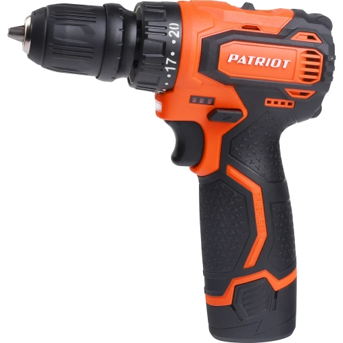 Аккумуляторная дрель-шуруповерт Patriot BR 369Li, две АКБ Li-Ion, 12В, 2,0 Ач, 35Нм, 180201369 фото 6