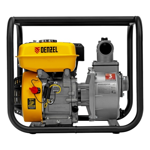Мотопомпа бензиновая для чистой воды PX-50, 7 л.с, 2", 600 л/мин, глубина 8 м, напор 30 м Denzel фото 3