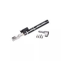 Газовая горелка РемоКолор, тип карандаш, с пьезоподжигом, 4 насадки, заправка бутаном С4Н10 73-0-004