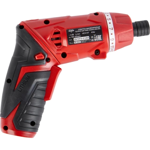 Аккумуляторная отвертка Elitech ША 036Л (E2201.024.01) ДМ 204024 фото 3
