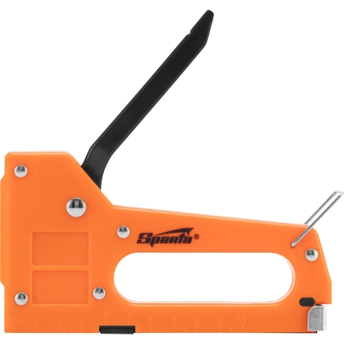 Мебельный пластиковый степлер SPARTA со скобами 100 шт., тип скобы 53, 4-8 мм 42001 фото 11 Мебельный пластиковый степлер SPARTA со скобами 100 шт., тип скобы 53, 4-8 мм 42001 фото 11