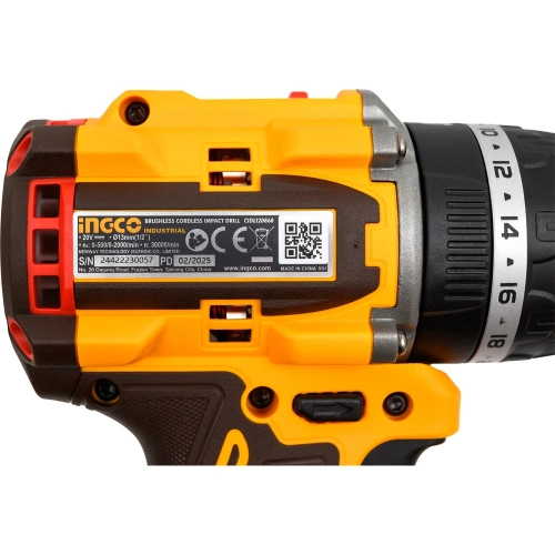 Аккумуляторный ударный шуруповерт INGCO 20B BL 86Hm 2хАКБ и ЗУ кейс INDUSTRIAL CIDLI20868 фото 8 Аккумуляторный ударный шуруповерт INGCO 20B BL 86Hm 2хАКБ и ЗУ кейс INDUSTRIAL CIDLI20868 фото 8