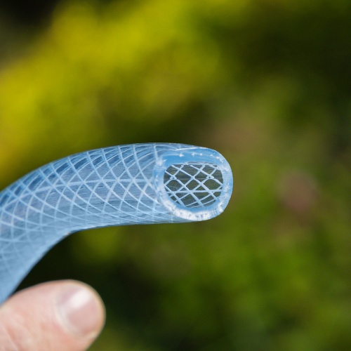 Шланг поливочный прозрачный армированный 3-х слойный, 1/2", 50 м Palisad фото 6