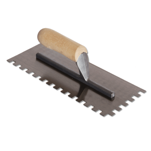 Гладилка зубчатая 280x130 мм зуб 8x8 мм