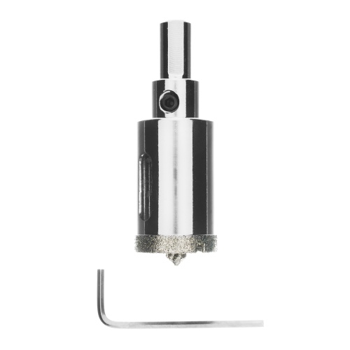 Сверло алмазное по керамограниту, 25 х 67 мм, трехгранный хвостовик Matrix фото 3