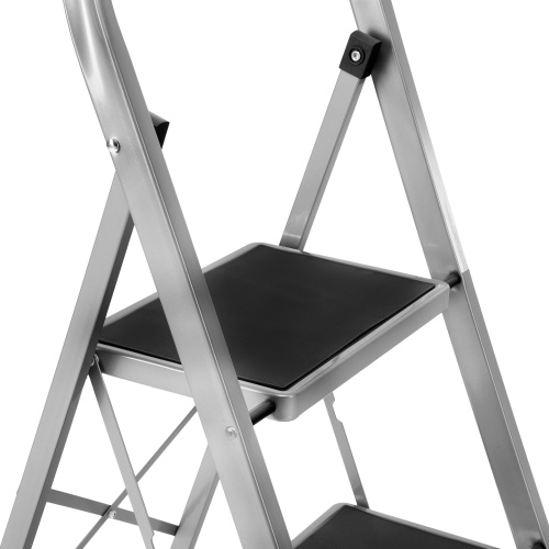 Стремянка стальная, 4 широкие ступени 20х30 см с полимерным покрытием Сибртех фото 7 Стремянка стальная, 4 широкие ступени 20х30 см с полимерным покрытием Сибртех фото 7