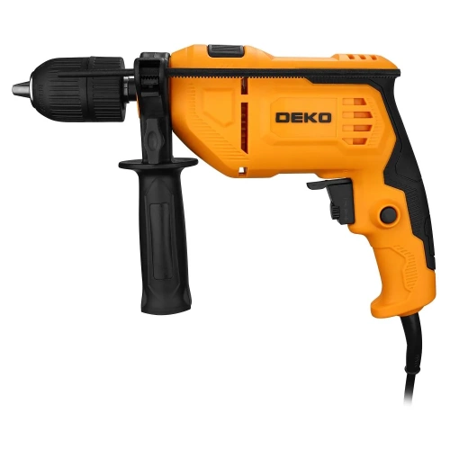 Дрель ударная сетевая DEKO DK600ID с быстрозажимным патроном, 600 Вт 083-1090 фото 3