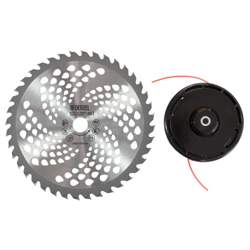 Триммер бензиновый DT 43, 43 см3, 2.5 л. с, неразъемная штанга, состоит из 2 частей Denzel фото 34