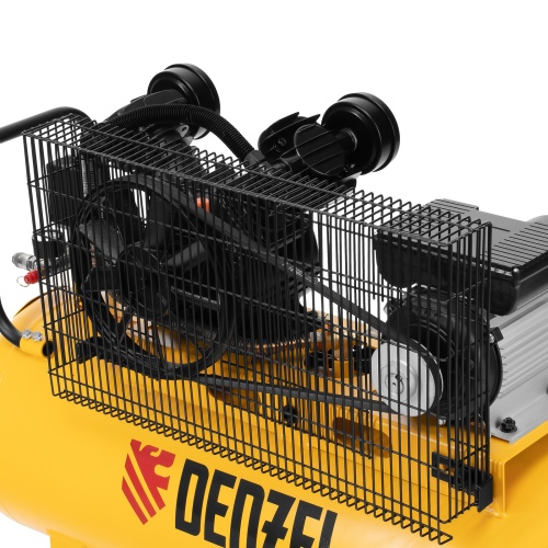 Компрессор воздушный BCV2200/100, ременный привод, 2.2 кВт, 100 литров, 370 л/мин Denzel фото 13