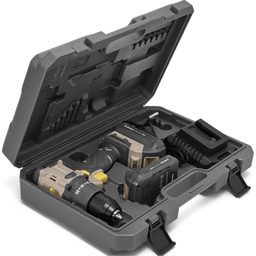 Аккумуляторная бесщеточная дрель-шуруповерт Nocord 20В, 2x2 А·ч Li-Ion, 60 нм, в кейсе 901068.NBD-20.2.20.A60-2 фото 5 Аккумуляторная бесщеточная дрель-шуруповерт Nocord 20В, 2x2 А·ч Li-Ion, 60 нм, в кейсе 901068.NBD-20.2.20.A60-2 фото 5