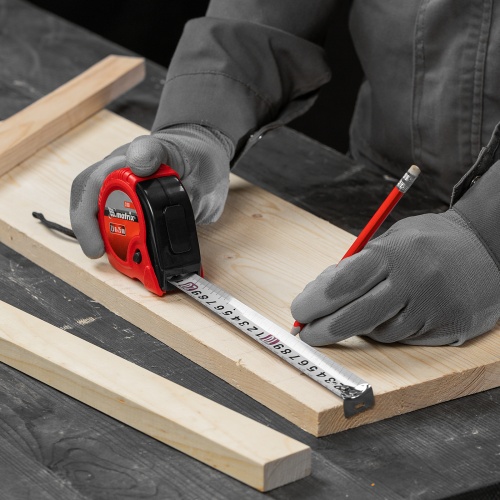 Рулетка Rubber,7,5 м х 25 мм,обрезиненный корпус Matrix фото 11