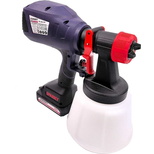 Аккумуляторный краскораспылитель SPARKY PS 18Li HD 14000199292 фото 4