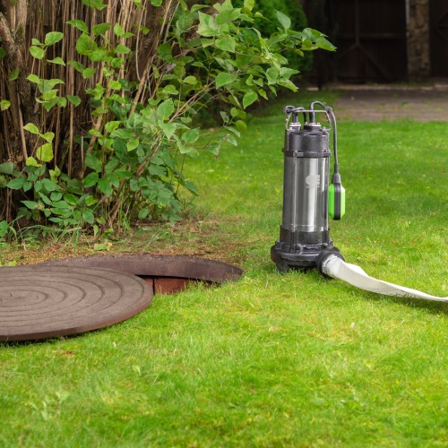 Фекальный насос СФН1500-Н, 1500 Вт, напор 19 м, 25000 л/ч, нож Сибртех фото 12