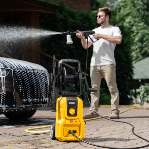 Моечная машина высокого давления R-170D, 1800 Вт, 170 бар, 380 л/ч, с барабаном// Denzel фото 30