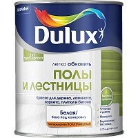 Краска интерьерная Dulux Легко обновить Полы и лестницы база BW полуглянцевая 0,75 л