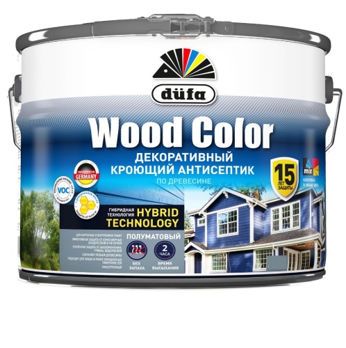 Антисептик кроющий Dufa Wood Color База 3 8,1 л