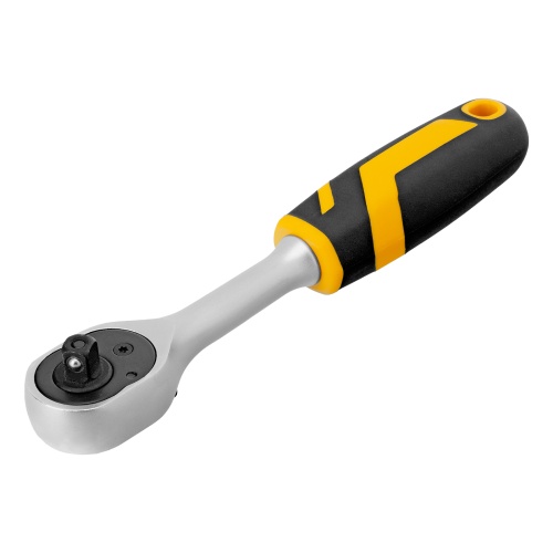 Ключ-трещотка 1/4", 90 зубьев, с быстрым сбросом, CrV Denzel фото 2 Ключ-трещотка 1/4", 90 зубьев, с быстрым сбросом, CrV Denzel фото 2