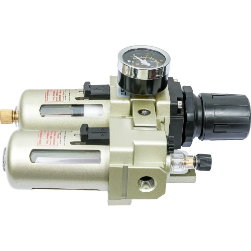 Фильтр-влагоотделитель для компрессора с регулятором давления и лубрикатором (1/4"; 1700 л/мин; 10 бар) Gigant GAC3010-02 фото 3 Фильтр-влагоотделитель для компрессора с регулятором давления и лубрикатором (1/4"; 1700 л/мин; 10 бар) Gigant GAC3010-02 фото 3