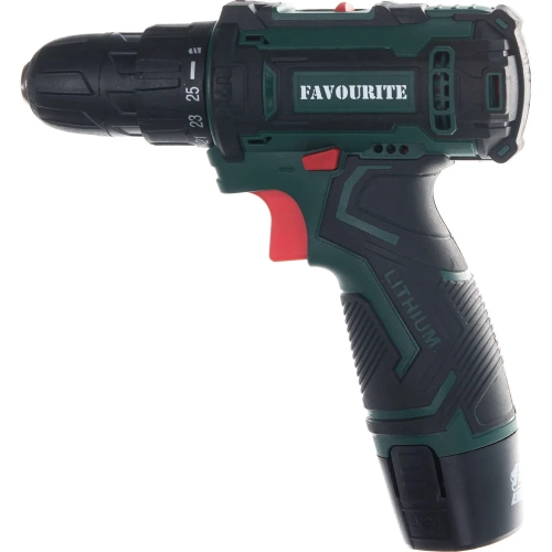 Акк. дрель-шуруповёрт FAVOURITE DC 1202 PROMO 12В, 2Ач, 25Нм Li-ion 101101202 фото 6 Акк. дрель-шуруповёрт FAVOURITE DC 1202 PROMO 12В, 2Ач, 25Нм Li-ion 101101202 фото 6