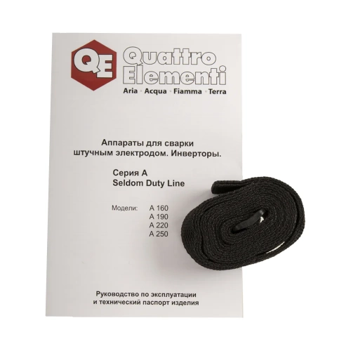 Инверторный аппарат электродной сварки QUATTRO ELEMENTI A 190 248-528 фото 8 Инверторный аппарат электродной сварки QUATTRO ELEMENTI A 190 248-528 фото 8