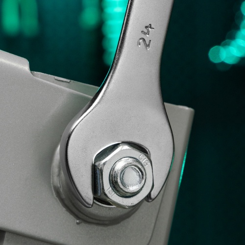 Ключ комбинированный, 24 мм, CrV, матовый хром Stels фото 7