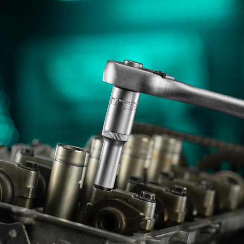 Головка торцевая удлиненная, 10 мм, шестигранная, CrV, под квадрат 1/2 Stels фото 9