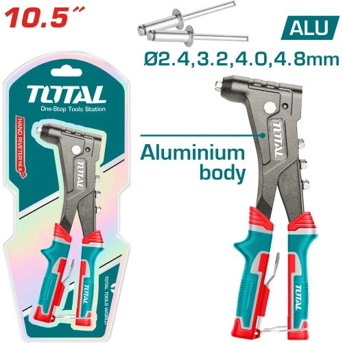 Заклепочник литой корпус 260 мм TOTAL THT32105 фото 3