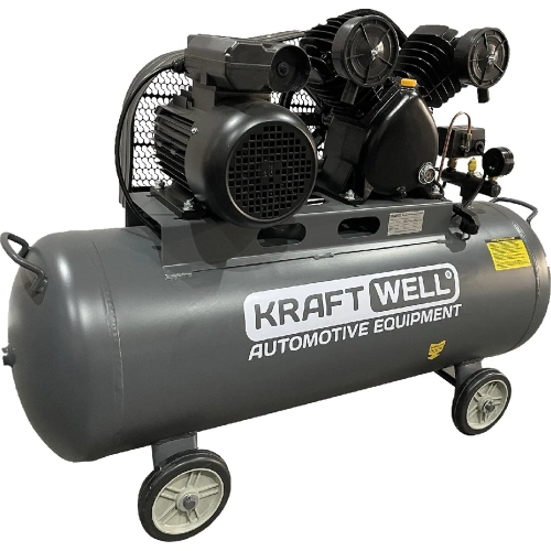 Компрессор поршневой KraftWell 420 л/мин, 10 бар, 100 л, 220В арт. KRW-AC420-100L/220 Компрессор поршневой KraftWell 420 л/мин, 10 бар, 100 л, 220В арт. KRW-AC420-100L/220