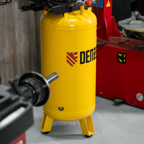 Компрессор воздушный BCV2200/100V, ременный привод , 2.3 кВт, 100 литров, 440 л/мин Denzel фото 21