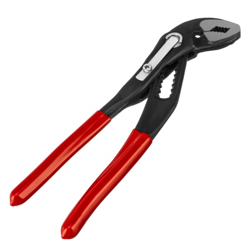 Клещи переставные 180 мм, кнопочный механизм, хром-ванадий, обливные рукоятки Matrix фото 2