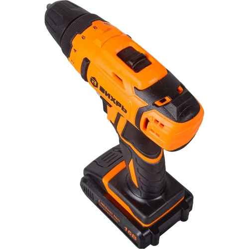 Аккумуляторная дрель-шуруповерт Вихрь ДА-16Л-2КА с набором оснастки, 65 предметов 72/14/49 фото 4