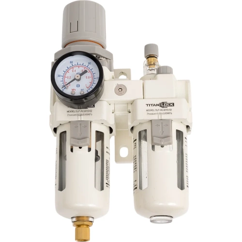 Блок подготовки воздуха AC 3010-02 1/4, 2000 л/мин TITAN LOCK TLP-AC3010-02
