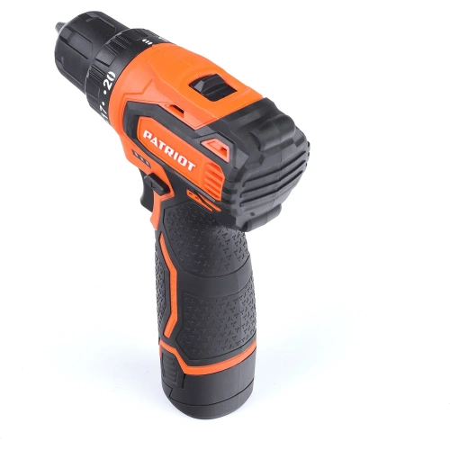 Дрель-шуруповерт аккумуляторная Patriot BR 368Li две АКБ Li Ion 12В 2 0 Ач 45Нм 2 скорости 180201368 фото 7