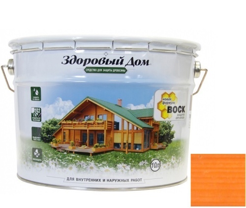 Средство для защиты древесины Здоровый дом Орегон 10 л