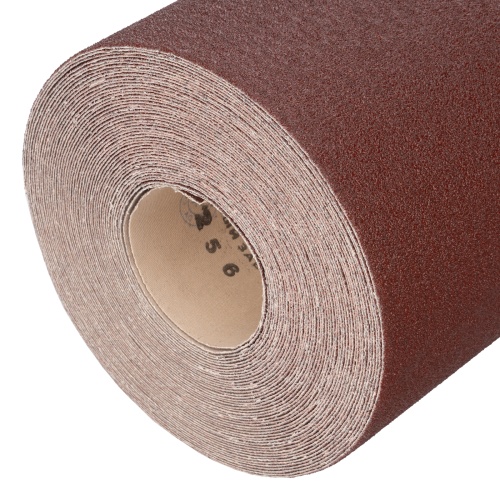 Шкурка на тканевой основе, KK18X W, зернистость 40Н(Р 40) бобина 200мм х 20 м, водостойкая, "БАЗ" фото 4