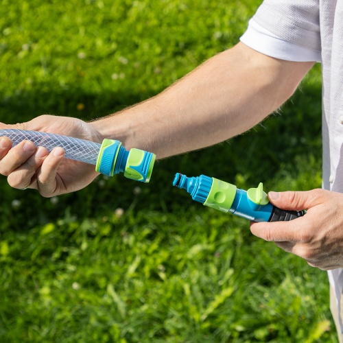 Шланг поливочный прозрачный армированный 3-х слойный, 3/4", 15 м Palisad фото 9