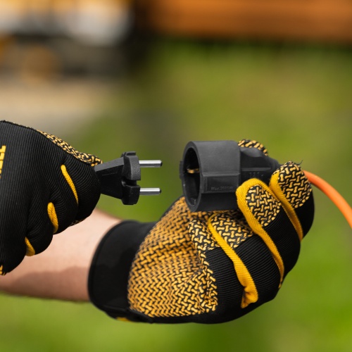 Удлинитель-шнур силовой Garden Series, ПВС, 10м, 1 розетка 3 x 1,5 мм, Denzel фото 11