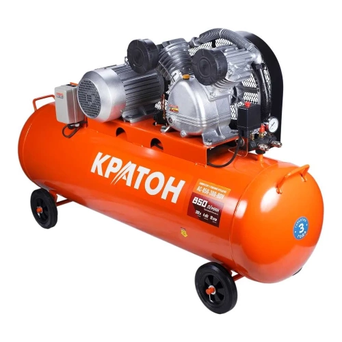 Масляный компрессор с ременным приводом Кратон AC-850-300-BDV 3 01 01 045 фото 3