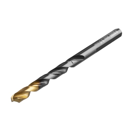 Сверло по металлу, 5,5 мм, HSS-Tin, Golden Tip, 10 шт. Denzel фото 2