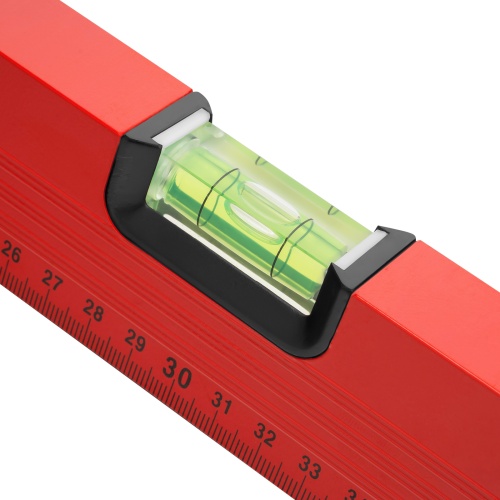 Уровень алюминиевый, 600 мм, 3 глазка, красный, линейка Matrix фото 3