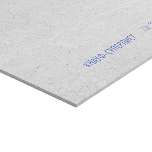 Гипсоволокнистый лист Knauf Суперлист влагостойкий малоформатный 1200х1200х10 мм